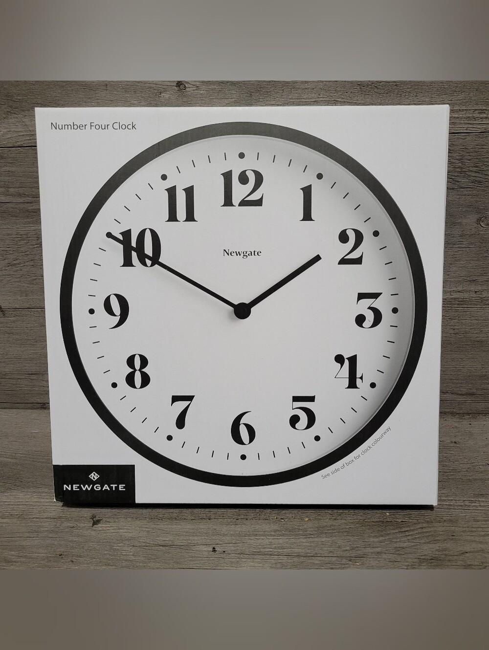 Newgate number four theatre wall clock french navy